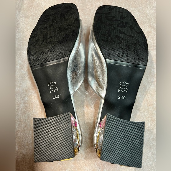NWOT - Shein Rhinestone Slipper Sandal *Silver - Picture 4 of 12